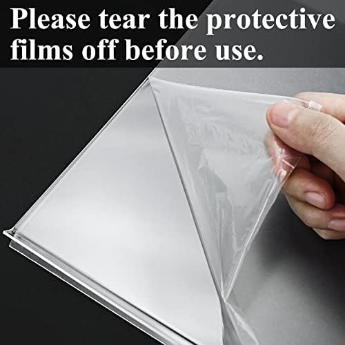 6Pack Acrylic Sign Holder 8.5x11 Vertical,Clear Sign Holder Double-Sided,Plastic Flyer Stand Menu Table Display Holders,Acrylic Paper Holder Plastic Picture Frames for Office Restaurants Show Fair - Image 2