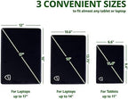 Shield Your Body - Laptop Lap Pad with SaferBody™, Anti Radiation Shield & Heat Shield Pad, EMF Blocker Laptop Pad for Up to 14in.Wide Device (13.8 x 10.7 inches), Jet Black PU Leather Color - Image 7