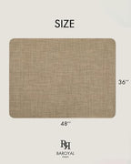 BARoyal Office Chair Mat for Hardwood Floor Under Desk Computer Rolling Chair Mat for Wood/Tile Floor Non-Slip Heavy Duty Desk Rug PVC Plastic Hard Floor Protector 36" x 48"(Linen) - Image 6