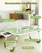 Laptop Desk for Bed, Laptop Stand & Lap Desk, Foldable Laptop Table - Image 5