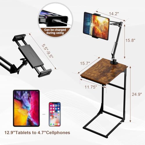 Floor Kindle Phone Tablet Stand with End Table for Overhead Bed,Counch - Image 6