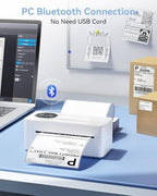 TATTMUSE Bluetooth Thermal Shipping Label Wireless 4x6 Label Printer - Image 4