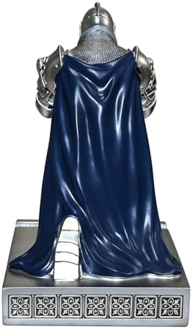 Knight Pen Holder Desk Organizer Office Decor Letter Opener for Desk SBlue - Image 4