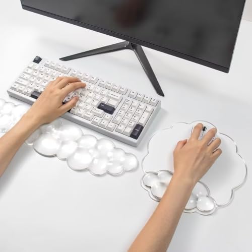 Cloud Wrist Rest for Keyboard and Mouse Set - Cooling Erogonomic Mouse Pad - Image 6