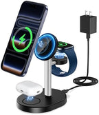 Mag-Safe Charger 3 in 1 Charging Station for iPhone Apple Watch AirPods by Hevanto