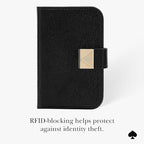 kate spade new york Deco Magnetic Card Holder/Wallet - Black - Image 7