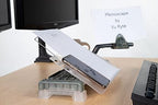MemoScape Adjustable In-Line Document Holder for Typing | Reduce Neck Strain, Improve Focus, Boost Desk Organization, and Workflow | Paper Holder Stand for Desk and Home Office - Camouflage (VUR 4080) - Image 6