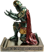Knight Pen Holder Desk Organizer Office Decor Letter Opener for Desk Green - Image 3