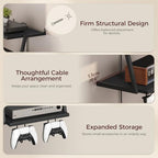 MAHANCRIS Floating TV Shelf, 2 Tier Projector Shelf for DVD Players - Image 4