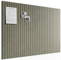 Bumusty 48"x 36" Large Felt Bulletin Board Tiles, Olive Brown by BUMUSTY