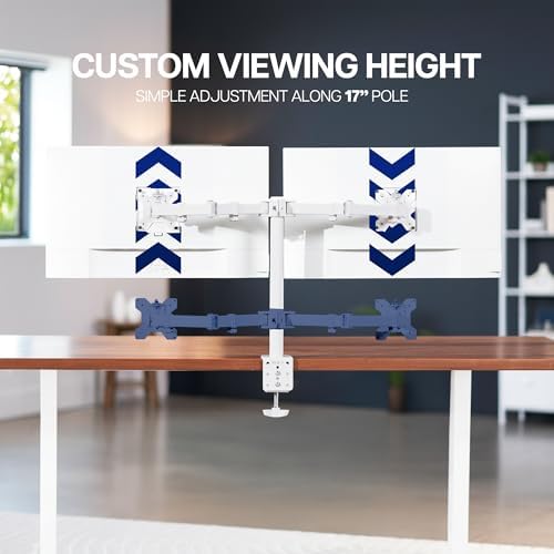 VIVO Dual Monitor Desk Mount for 13 to 30 inch Screens, STAND-V002W - Image 5