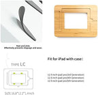 AFOOYO Wooden Tablet Drawing Stand - Adjustable 5 Angles for Laptop,Book Reading Stand, Compatible with 12.9/13inch iPad Pro with iPad Case Version(3rd - 7th Gen) - Image 7