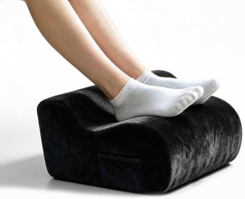 Foot Rest for Under Desk at Work,Used to Support The Feet (Black, 001) by Unknown