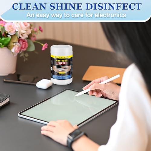 Threlaco 4 Pack 240 Count Electronic Screen Cleaning Wipes,Standard Style - Image 5