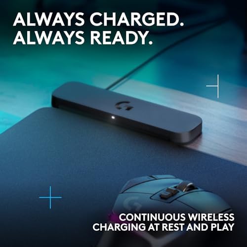 Logitech G POWERPLAY 2 Wireless Charging Mouse Pad - Black (Pack of 4) - Image 2