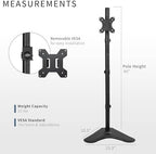 VIVO Single Monitor Desk Stand for 13 to 27 inch Screens, STAND-V011H - Image 3