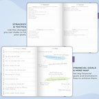 Clever Fox Budget Planner Pro with Cash Budgeting Envelopes, Periwinkle - Image 3