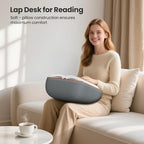 Tounee Book Holder Stand - Ultra Soft Lap Beanbag Pillow for Books, Tablets, iPads & Kindle - Hands-Free Reading & Viewing in Bed/Couch - Reduces Neck Strain - Perfect for Book & E-Readers Lovers - Image 2