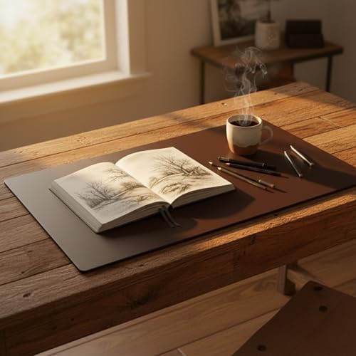 Dacasso Leather Desk Pad Without Side Rails - Image 6
