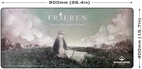 Fern and Frieren - Frieren: Beyond Journey's End Anime Gaming Desk Mat – Large Extended Mouse & Keyboard Pad - Image 2
