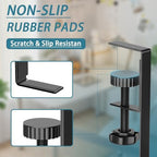 2Pack Under Desk Cable Management Tray, No Drill Mesh Desk Cable Tray - Image 6