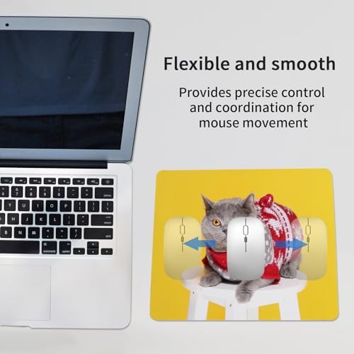 100 PCS White Mouse Pad for Heat Transfer, Bulk Mousepad for Heat Press Printing Crafts Custom Photos Non Slip Bottom 24x20x0.2CM - Image 4