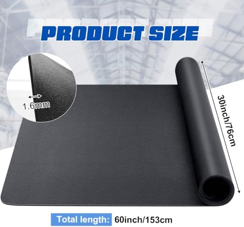 Drydiet 1 Pcs Work Bench Mat Top 30 x 60, PU Leather Tool Box Drawer Liner Tool Box Mat, Cuttable Workbench Pad, Easy Clean, Scratch Resistant Non-Slip Pad, Protect Workbench Tabletop Countertop - Image 2
