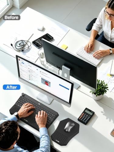 Ergonomic Wrist Rest with Keyboard Stand and Mouse Pad for Easy Typing - Image 6