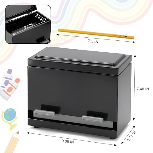 Pencil Dispenser for Classroom & Pencil Holder for Desk with 5 PCS Stickers - Image 3