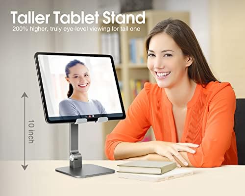 elitehood Aluminum iPad Stand for Desk, Ultra-Stable iPad Holder Stand - Image 2