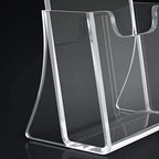 HIIMIEI Brochure Holder 4 x 6 inches, Acrylic Flyer Holder with 6 Pack - Image 6