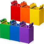 Sherr 24 Pack Pencil Cups Crayon Holders Rainbow Acrylic Organizer, Bright by Sherr