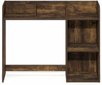 Furinno Classic Desk Shelf, 5-Shelf Desktop Hutch, Book Shelf, 3-Tier Desk Organzier, for Office Supplies, Office Desk Accessories, for Home Office, College, Dorm, Amber Pine - Image 7