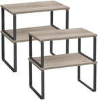 SONGMICS Cabinet Organizer Shelf, Set of 4 Spice Rack, Kitchen Storage by SONGMICSbySONGMICSHOME