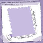 Gueevin 2 Pcs Magnet Board Magnetic Display Stand for Table, Purple, Small - Image 2
