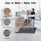 Blvornl Office Chair Mat for Hardwood Floors, Anti-Slip PVC, 32.3"x 47.2" - Image 6