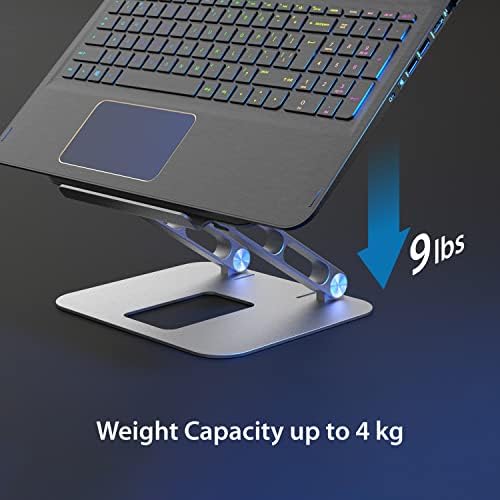 j5create Multi-Angle Aluminum Laptop Stand, Ergonomic Notebook Riser - Image 5