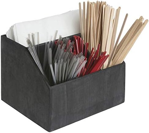 American Metalcraft PWBC7 Poplar Wood Caddy, Black, 7 1/2-Inches - Image 4