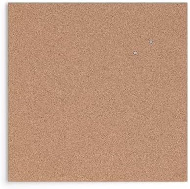 U Brands Bulletin Board Office Wall Decor, Frameless Cork Board, 24 x 24 - Image 5