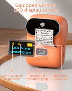 Phomemo Label Maker Machine, Portable Thermal Label Printer with Display - Image 6