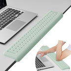 Leolee L-Shaped Desk Long Wrist Rest Elbow 60CM, Pale Green Arm Rest Desk by Leolee