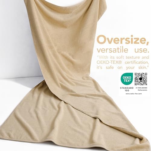American Soft Linen 100% Cotton Luxury Turkish Towels, 40x80 XL Bath Sheet - Image 3