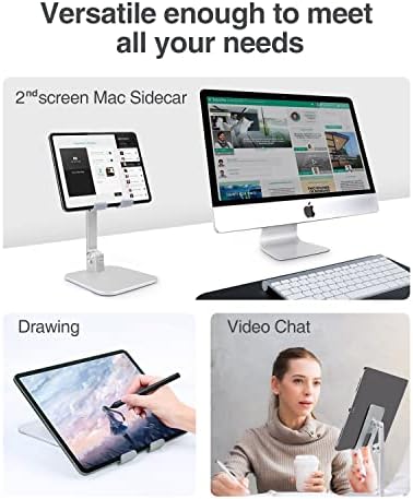 elitehood Aluminum iPad Stand for Desk, Ultra-Stable iPad Holder Stand - Image 5
