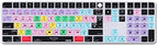 XSKN Final Cut Pro EU US Common Version Silicone Keyboard Cover Skin for 2020-2023 Apple Magic Keyboard with Touch ID and Numeric Keypad A2520 (Left 3 Keys Not Suite for 2024 New One Model) by XSKN