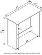 FURINNO Simplistic Study Table, Light Blue - Image 3
