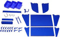 Wall Control Slotted Tool Board Workstation Accessory Kit Pegboard and Slotted Tool Board – Blue by Wall+Control