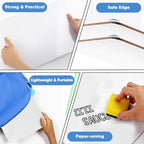 Dry Erase Lapboards, HERKKA 15 Pack Double Sided Small Dry Erase Whiteboards 9 x 12.5 Inch with 15 Erasers, Small Dry Erase Boards for Classroom Teacher Supplies, Personal White Boards for Students - Image 5
