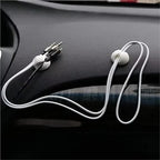 Cord Holder 20Pcs Cable Clips Winder Silicone Cable Organizer Desk Wire Storage Charger Cord Holder for Cords(White 20pcs) - Image 4