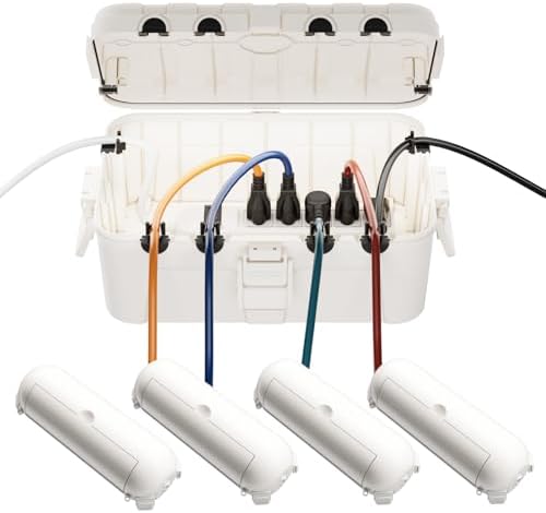 [5 Piece] RESTMO Outdoor Electrical Box Set（1 x Extra Large + 4 x Small） by Restmo