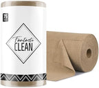 Fantasticlean Microfiber Cleaning Cloth Roll- 75 Sheets, 12" x 12" (Tan) by Fantasticlean